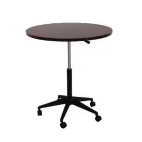 751118203011 BOSS OFFICE PRODUCTS Mobile Table Round Mahogany
