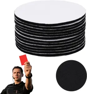 Y20189 BOXOB Referee Patch Hook Loop Dots Round Double