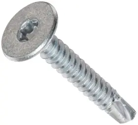 1020KWTF STEEL Drilling Screw Zinc Finish Wafer