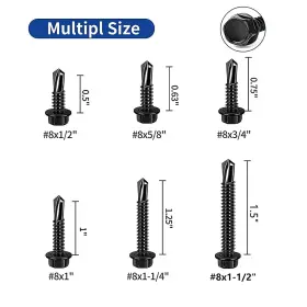 SZ311680008 STEEL Zambase Tapping Screws Hex #3