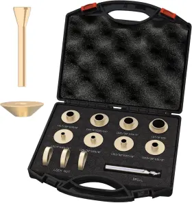 BRASS-RK014 PRECISION Router Template Bushing Set