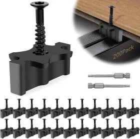 445028456447 BRANDED01 Pack Hidden Deck Fasteners Decking Cl