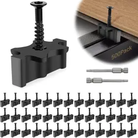 445031487452 BRANDED01 Hidden Deck Fasteners Decking Board