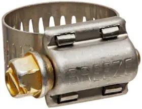 012949620089 BREEZE Power Seal Steel Hose Clamp Worm Drive