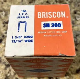 SN300 BRISCON Cable Staples Box