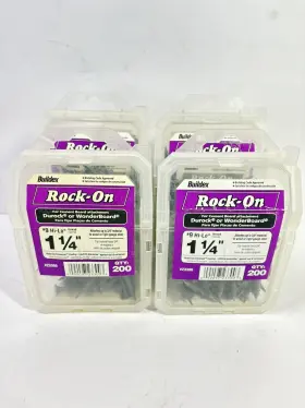 23300 BUILDEX ROCK-ON Cement Board Screws Star Phillips Head