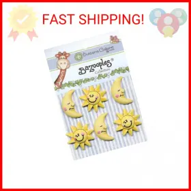 840934063203 BUTTONS GALORE AND MORE Bazooples Sun Moon