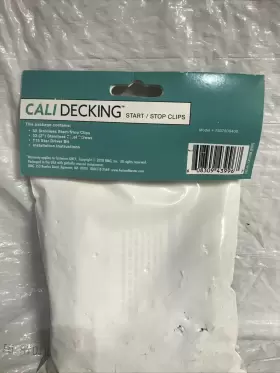 7507500400 CALI DECKING Start Clips #2
