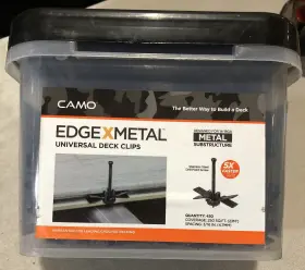0344579 CAMO Edgexmetal Clips Hidden Deck Fasteners Steel