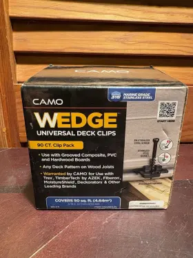 0344654S CAMO Wedge Deck Clips Covers