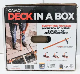 0345112 CAMO Deck Box Hidden Fastener Decking Kit