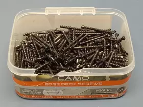 0345228S CAMO Edge Deck Screws Steel Covers