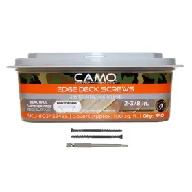 0345248S-H CAMO Hidden Edge Deck Screw Fasteners Steel