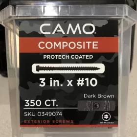 0349074 CAMO Screws Star Drive Coated