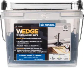 344656S CAMO Wedgeclips Steel Hidden Deck Fasteners