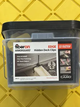 445026742733 CAMO Fiberon Armorguard Edge Hidden Deck Clip