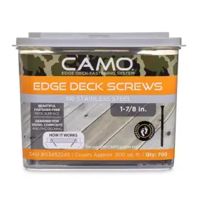 445045063000 CAMO Steel Exterior Decking Screw Edge Hidden