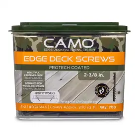 744110230673 CAMO Exterior Decking Screw Edge Hidden Deck