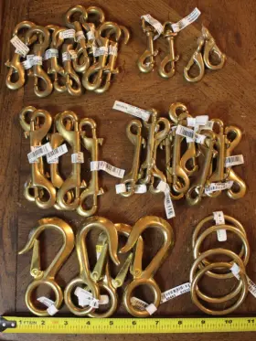T7625014 CAMPBELL Solid Spring Bolt Rings Baron Chain