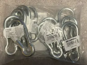 T7645066 CAMPBELL Iron Spring Snap Link Zinc Finish Pack