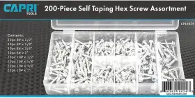 CP10024 CAPRI TOOLS Hex Tapping Screw Nu #3