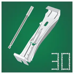 730756630212 CATTIRY Screw Gutter Hangers Pack Clips Hidden