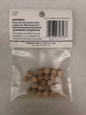 081838303167 CENTURY Birch Screw Covers Round Head #2