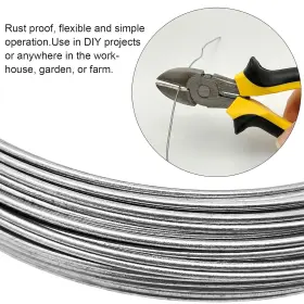 445009722783 CERPOURT Gauge Galvanized Solid Wire Hobby Steel #3