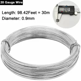 750250588093 CERPOURT Gauge Hobby Galvanized Solid Wiremulti #2