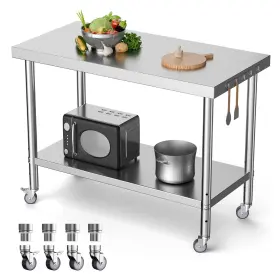 WT-A48 CHIEFINCH Steel Table Caster Wheels Unde