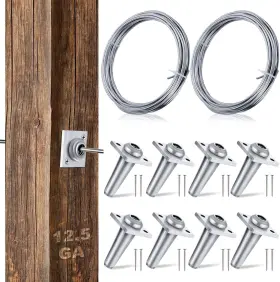 445015361358 CHUMIA Anchor Wire Vise Screws Grape Trellis