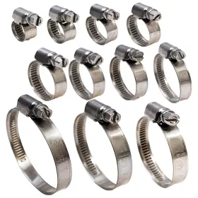 HC0609 CHUN YUNG DA Cyd Embossed Worm Gear Hose Clamps Kit
