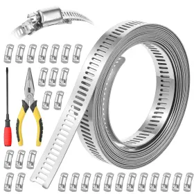 5381UGVE9951 CKHOID Hose Clamps Fasteners Steel