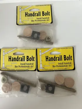 641075115420 CONIFER PRODUCTS Handrail Bolt Rail Newel Post