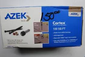 683531031646 CORTEX Screws Azek Deck Brownstone