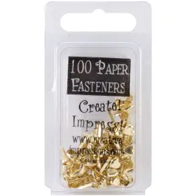 CI91033 CREATIVE IMPRESSIONS Mini Paper Fasteners Hearts Set