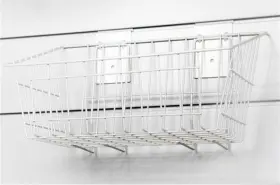 WB1511-V2 CROWNWALL Slatwall Wire Basket WB1511-V2 CROWNWALL Slatwall Wire Basket