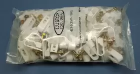 4CT-SCDWH CUSTOM TOOL SUPPLY Clips Dual Screw Directv Coaxial #2