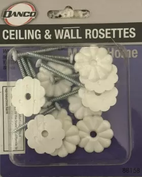 88158 DANCO Mobile Rv Ceiling Wall Rosettes
