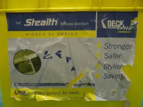 658446000049 DECK ONE Stealth Hidden Fasteners Presented Tub #2