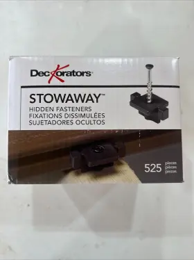 206795 DECKORATORS Stowaway Hidden Deck Fasteners Covers Sqft #3