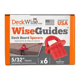 313040480467 DECKWISE Wiseguides Gap Deck Board Spacer Hidden
