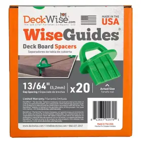313040664614 DECKWISE Wiseguides Gap Deck Board Spacer Hidden