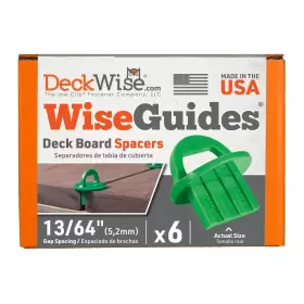 313100590532 DECKWISE Wiseguides Gap Deck Board Spacer Hidden