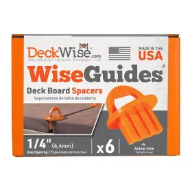 445016778742 DECKWISE Wiseguides Gap Deck Board Spacer Hidden