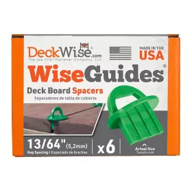 445030265259 DECKWISE Wiseguides Gap Deck Board Spacer Hidden