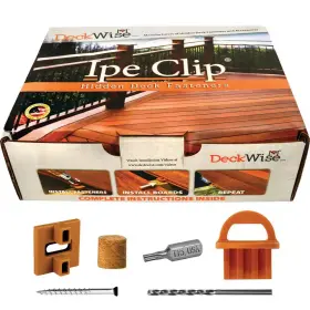 445032356306 DECKWISE Extremekd Ipe Clip Biscuit Hidden Deck