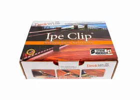 ICEX-SBL-DWCM-BL-8X2 DECKWISE Ipe Clip Extreme Hidden Deck