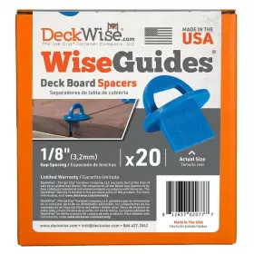 744759830661 DECKWISE Wiseguides Gap Deck Board Spacer Hidden