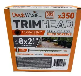 812637022184 DECKWISE Screws Hardwood Steel